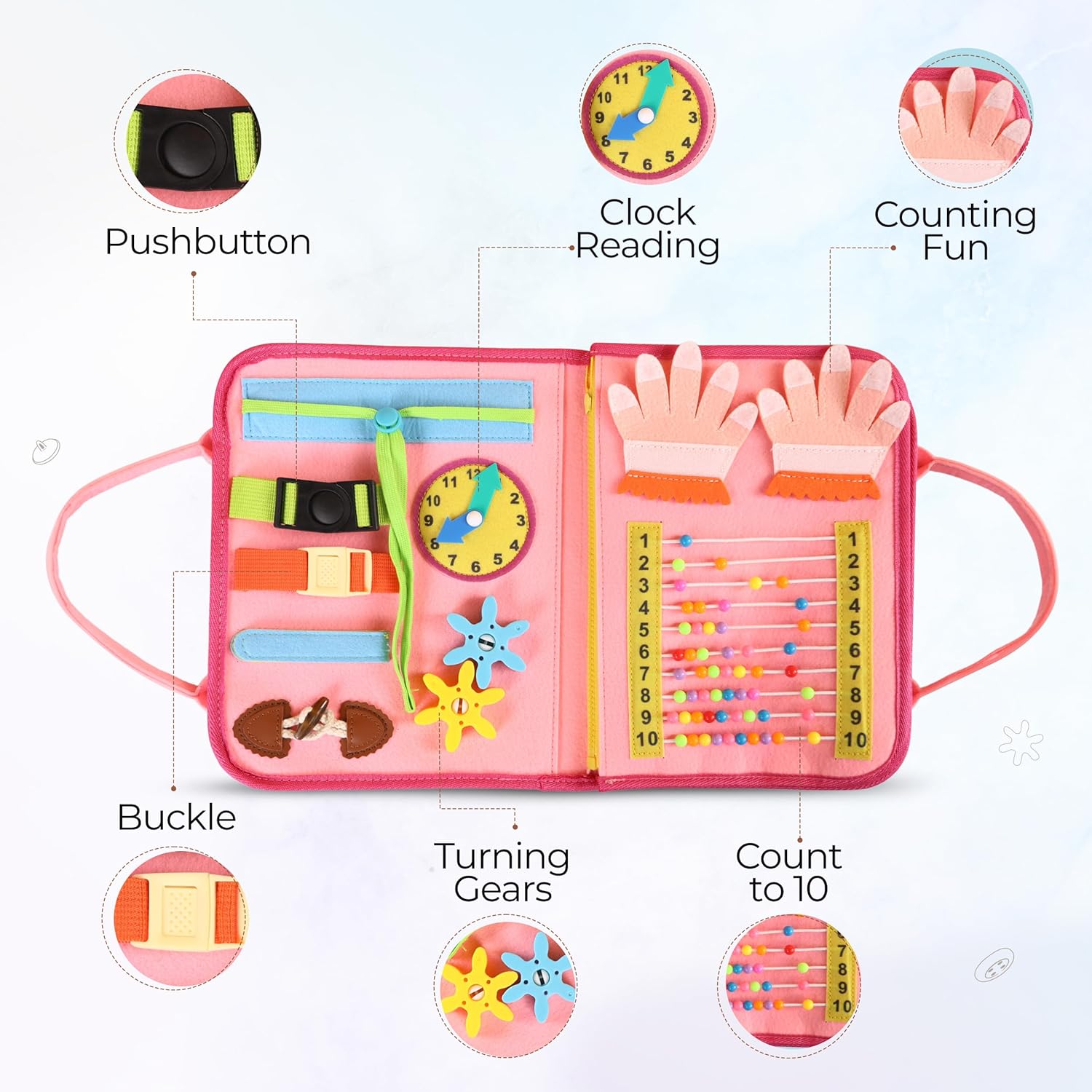 Pink Busy Board thumbnail 3